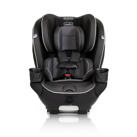 Evenflo EveryKid 3-in-1 Convertible Car Seat (Livingston Gray), Infant - 12 Years