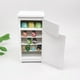 Yosoo 1:12 Blanc Mini Réfrigérateur Excellent Meuble Modèle Accessoire de Cuisine, Blanc Modèle de Réfrigérateur, Blanc Mini Réfrigérateur – image 3 sur 7