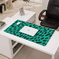 thumbnail image 3 of Long Mouse Pads for Desk,Green and Black Of Leopard Print Desk Mats on Top Of Desks, Desk Mouse Pad Extra Large with 3mm Non-Slip Base and Stitched Edge for Gaming,Office,Work,Home 31.5"x15.7", 3 of 6