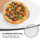 thumbnail image 2 of Bandeja para pizza perforada de acero inoxidable grueso, forma redonda, ideal para hornear pizzas, 2 of 2