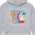 thumbnail image 3 of Ren & Stimpy - Men's Pullover Hooded Fleece Sweatshirt, 3 of 5