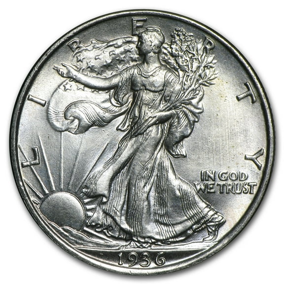 1936 Walking Liberty Half Dollar BU