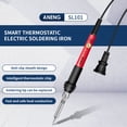 thumbnail image 4 of ANENG SL101 60W Kit de soldador eléctrico Temperatura ajustable de 6 niveles, 4 of 8