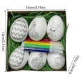 thumbnail image 4 of Easter Wooden Eggs for Crafts Easter Colorful Fake Eggs Wooden Pastel Colored Decorative Craft for Spring DIY Decorating Displays, 4 of 7