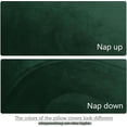 thumbnail image 5 of Christmas Dark Green Body Pillow Cover, Soft Velvet Body Pillowcase for Pregnant, Holiday Lavish Decorative Oblong Pillowcase for Bedroom/Theater/Sofa/Couch, 20 x 54 inches, 1 Pc, 5 of 6