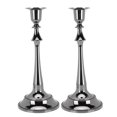 thumbnail image 4 of Horn-Shaped Candlestick, 2Pcs Candle Holders, Practical Innovative Candlestick, For Home Dinning Gold,Silver,Black,Bronze, 4 of 8