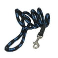 thumbnail image 3 of Dogs My Love Dog Rope Leash 4ft Long (Small: 4ft Long; 0.3" Diam (8mm), Blue/Black), 3 of 3