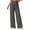 Gray, variant on NAISIBABY Girls Wide Leg Pants (5-15T), Lightweight Loose with Pockets Banded Waist Spring Summer Fashion Casual Pants Size 12