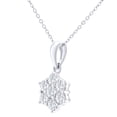 thumbnail image 2 of Platinum Jewelco London Round 1ct Diamond Solitaire Pendant Necklace 18 inch, 2 of 4