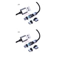 thumbnail image 1 of Methold Cable de succión magnética para USB Carga rápida Cabeza redonda Opcional 3 EN 1 Enchufe para plata 2M 2piezas, 1 of 6