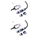 thumbnail image 3 of Matsuzay Cable de succión magnética para USB Carga rápida Cabeza redonda Opcional 3 EN 1 Enchufe para Android plata 2M 2piezas, 3 of 6