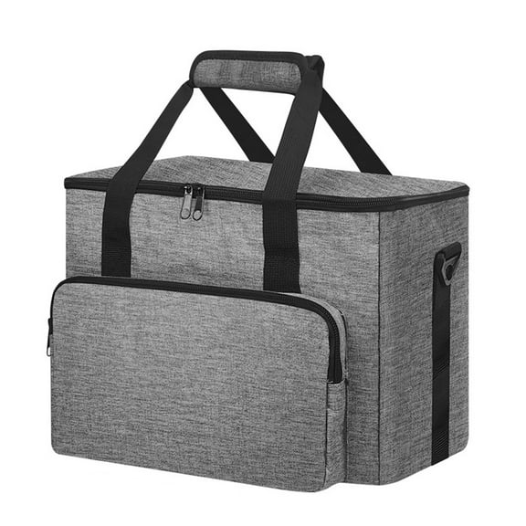 Power Station Carrying Case With Reinforced Base And Double Zipper Compartments For Solar Generators