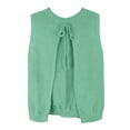 thumbnail image 5 of XIYON Womens Summer Tops Women Backless Tie Up Sweater Vest Sleeveless Crewneck Knit Crop Tops Open Back Crochet Pullover Tank Tops Trendy Going Out Tops Breathable, 5 of 6