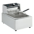 thumbnail image 1 of Electric Deep Fryer,1800w Commercial Electric Countertop Stainless Steel Deep For French Fries Donuts, 1 of 6