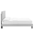 thumbnail image 4 of Modway Current Performance Velvet Queen Platform Bed in Light Gray, 4 of 10