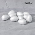 thumbnail image 3 of Uxcell White Egg Foam Ball 1.9" x 2.6" for Eggs Decoration and Crafts 10 Pack, 3 of 5