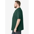 thumbnail image 3 of KingSize Men's Big & Tall Shrink-Less Lightweight Henley T-Shirt, 3 of 3