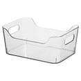thumbnail image 1 of Bearachild Caja de almacenamiento en forma de U, organizador de cosméticos transparente para nevera de cocina, contenedores multifunción, Almacenamiento y organización del hogar, 1 of 6