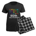 thumbnail image 5 of CafePress - 100Th Day Of School Pajamas - Women's Short Sleeve Print T-Shirt and Pants Dark Cotton Pajama Set, 5 of 7