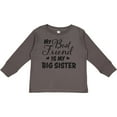 thumbnail image 3 of Inktastic My Best Friend is My Big Sister with Hearts Boys or Girls Long Sleeve Toddler T-Shirt, 3 of 5