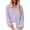 Purple, variant on GigrtiJin Cotton Button Down Shirts for Womens Long Sleeve Collared Loose Blouses Dressy Casual Work Button up Shirts with Pockets