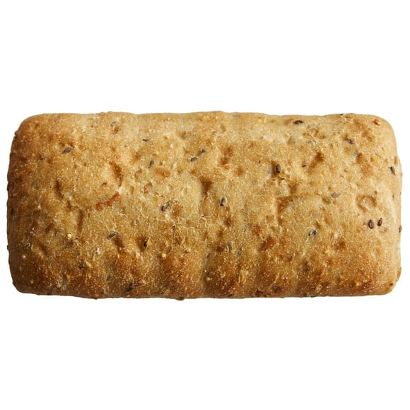 Bakery de France 7" x 3" Multigrain Ciabatta Panini - 48/Case