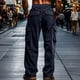 thumbnail image 4 of Pantalones largos para hombre, lisos, informales, con correa elástica, para fitness al aire libre, pantalones cargo, pantalones para hombre, 4 of 5