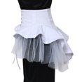 thumbnail image 5 of GRACEART Steampunk Women's Tulle Skirts Waist Belt for Women Ruffles Pirate Corset Costumes, 5 of 5