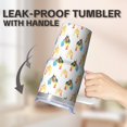 thumbnail image 5 of 20oz Whimsical Chicken Tumbler with Handle Special Birthday Christmas Gift for Chicken Fans Women Men Insulated Travel Mug Cup Holder Friendly Durable Build Hot Chocolate Cold Soda Daily Use, 5 of 6