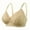 Beige, variant on Joau Women's Comfort Wire Free Bras Floral Lace Lightly Lined Breathable Brassiere Push Up Bra Full-Coverage Bralettes Shaping Lingerie Adjustable Everyday Underwear