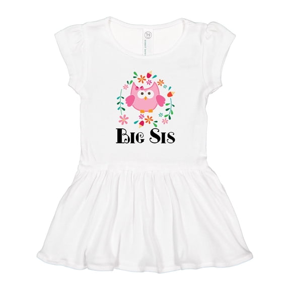 Inktastic Big Sis Girls Sister Announcement Girls Toddler Dress