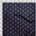 thumbnail image 3 of oneOone Cotton Poplin Fabric Leaves & Floral Block Decor Fabric Printed BTY 42 Inch Wide, 3 of 5