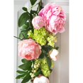 thumbnail image 5 of Nearly Natural 4540 24'' Mixed Peony & Hydrangea Teardrop, 5 of 5