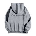 thumbnail image 5 of MHFRRA Sudadera con Capucha y Estampado de Letras para Uso Informal y Comodidad Diaria Rosa, 5 of 5