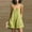 Mint Green, variant on Women's 2026 Summer Spaghetti Strap Romper, Gathered Empire Waist Pocket Sleeveless Casual Short Jumpsuit for Tennis Golf Daily Streetwear