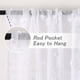 thumbnail image 2 of Cortinas MYSKY HOME, color blanco transparente con pompones, 140 x 137 cm, 2 paneles, 2 of 8