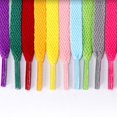 thumbnail image 2 of Cordones planos para zapatillas de deporte, cordones de tela de 8mm, 60-180cm, 1 par, 2 of 4