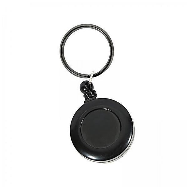 2x Llavero Retráctil con Anilla para Llaves con Cuerda de Nailon, Carrete con Clip, Bolsas para Personal de Escalada, Carretes de Insignia Retráctiles 2 piezas