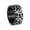 Black, variant on PAURO Crack Rings for Men Stainless Steel Retro Silver Black Wide 10MM Statement Personalized Unique Vintage Cool Punk Biker Jewelry Silver Size 9