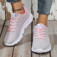 thumbnail image 5 of Sopiago Womens Tennis Shoes Women Casual Shoes Ultra Lightweight Sneakers Athletic Walking Shoe Fashion Shoes Pink,38, 5 of 5