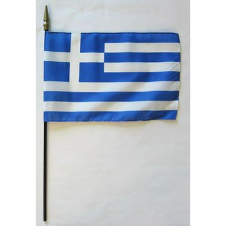 Greece - 8"X12" Stick Flag