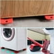 thumbnail image 4 of Kit para mover muebles pesados sin esfuerzo Laklulu, ruedas resistentes, mueve muebles pesados, con 1 barra de elevación y 4 ruedas móviles para levantar y mover muebles, carga máxima de 150 000, 4 of 6