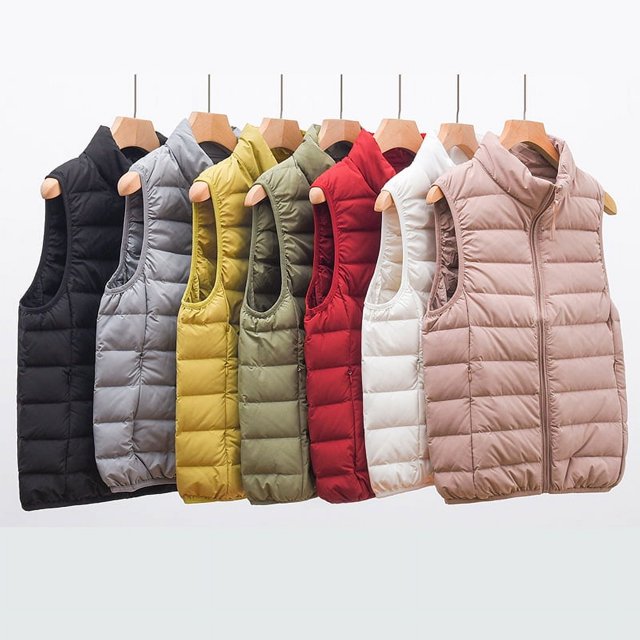Chaleco ligero sin costuras para mujer, chaleco corto, forro ligero, chaqueta de talla grande