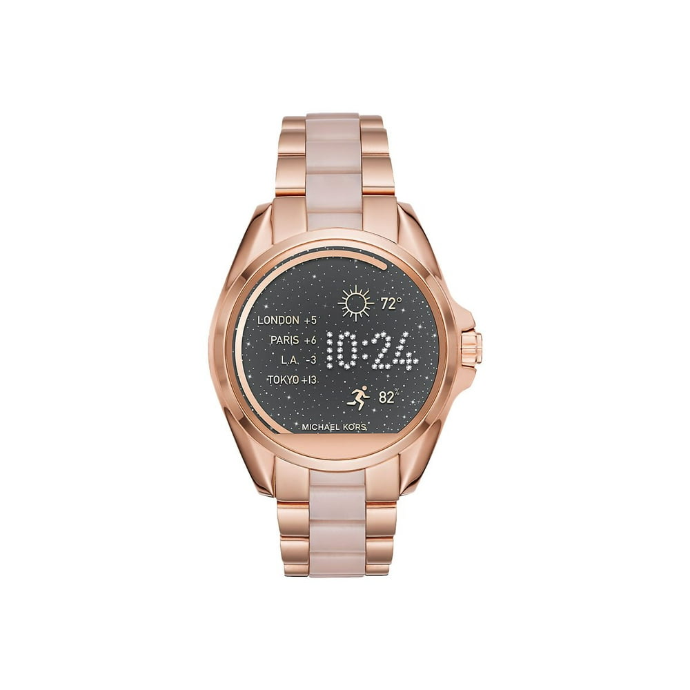 rose gold bradshaw smartwatch