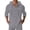 Dark Gray, variant on ZUKMRJPC Mens Cotton Linen Button Down Hoodies Long Sleeve Solid Color Casual Hoodies Lightweight Summer Beach Shirts with Pocket