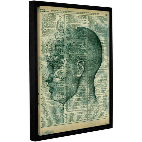 ArtWall Elena Ray "Right Brain Thinker" Gallery-Wrapped Floater-Framed Canvas