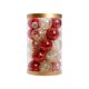 thumbnail image 1 of Yuarrent Decoraciones festivas de plástico para árbol de Navidad Adornos de bolas navideñas brillantes agregan Navidad Kits de decoración para fiestas oro rojo, 1 of 6