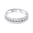 thumbnail image 3 of 1/4ct TW Natural Diamond Wedding Solid 14k White Gold Stackable Guard Ring, 3 of 3