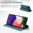 thumbnail image 4 of KONEE Phone Case Compatible with Samsung Galaxy A22 5G,Leather Case PU Leather Flip Phone Case with [Card Slot] [Stand Function], Foldable Phone Case for Samsung Galaxy A22 5G Case - Blue, 4 of 8