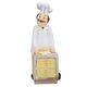 thumbnail image 2 of Estatuilla De Estatua De Chef Francés, Resistente A La Abrasión, Compacta, De Apariencia Linda, Estatua Decorativa Multifuncional De Chef Francés Para Sala De Estudio, 2 of 7